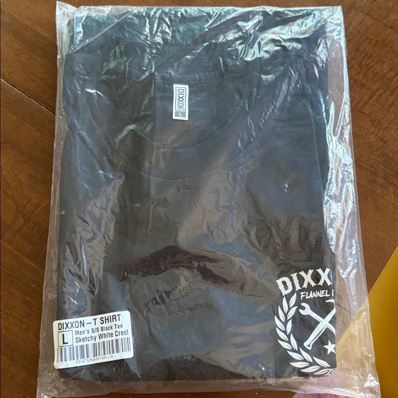 Dixxon STURGIS White SKETCHY CREST T-SHIRT BLACK MENS Large - Picture 3 of 3